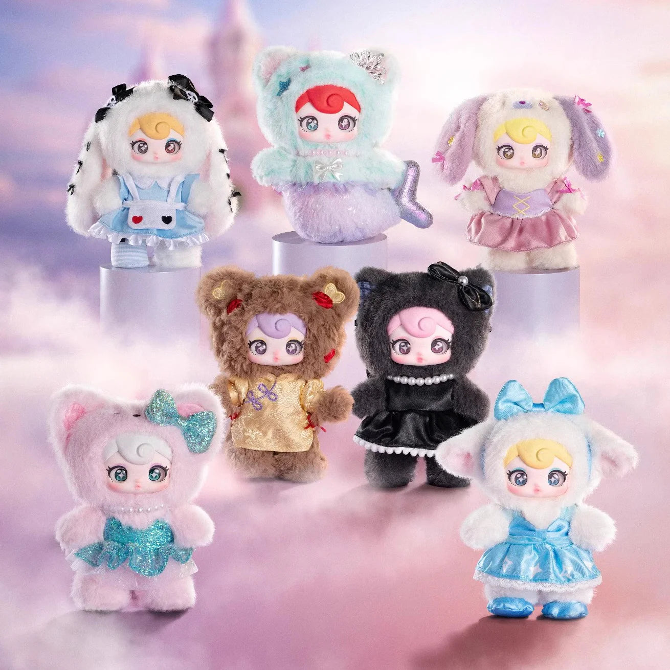 Sunycoco Sweet Rebel Series Plush Blind Box WHOLE SET OF 6