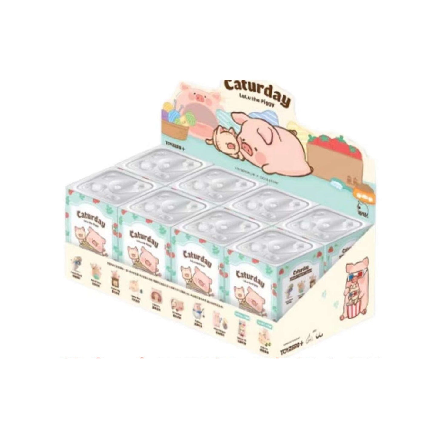ToyZero+ Lulu Piggy Caturday Series Blind Box - Whole Set of 8
