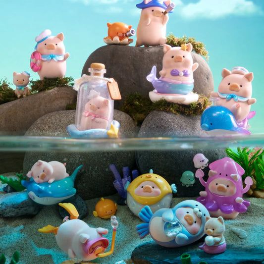 LULU THE PIGGY - Dreamy Bule Ocean Blind Box-Whole set 8