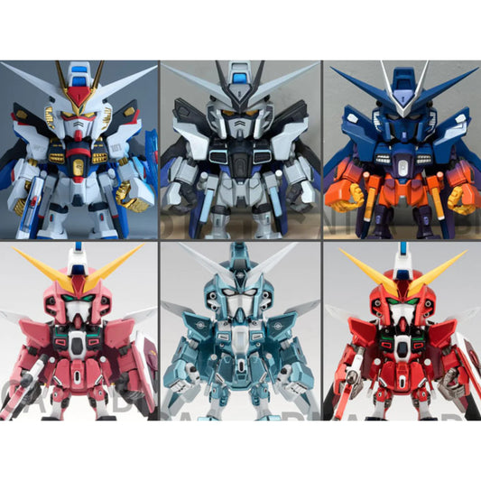 QMSV Mini Strike Freedom & Infinite Justice Gundam Series Blind Box - Whole Set of 6