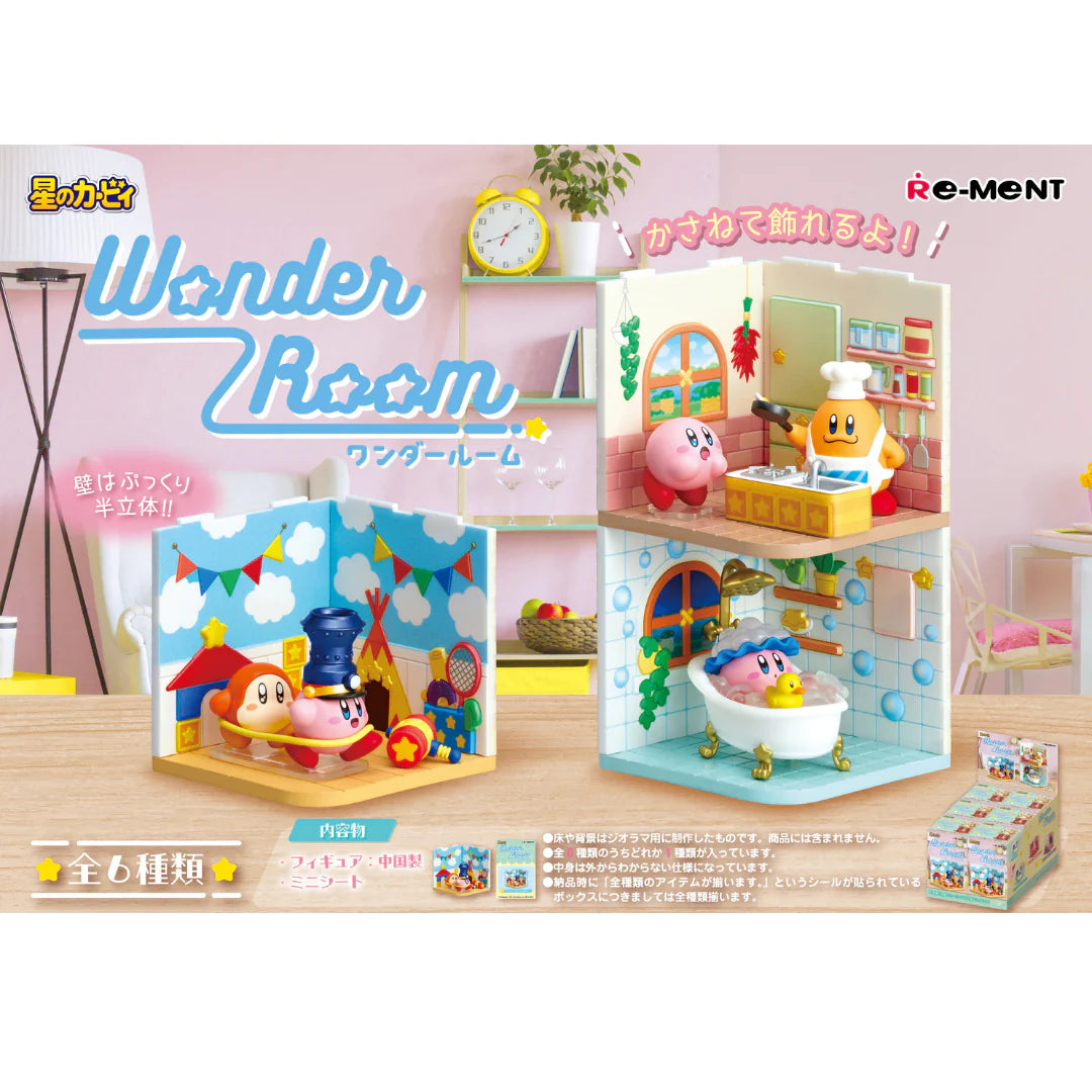 Re-Ment: Kirby Wonder Room Series Blind Box-Whole set 6