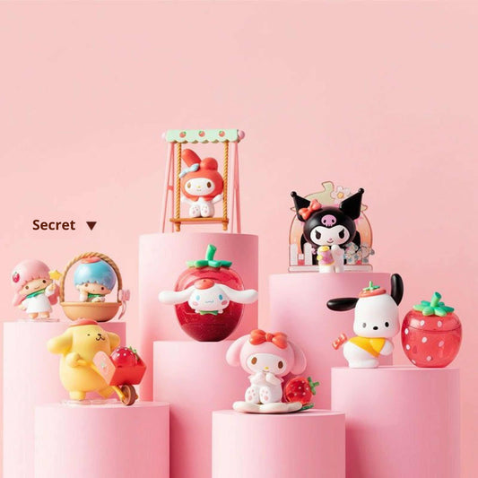 Miniso Sanrio: Strawberry Farm Series Blind Box - Whole Set of 6