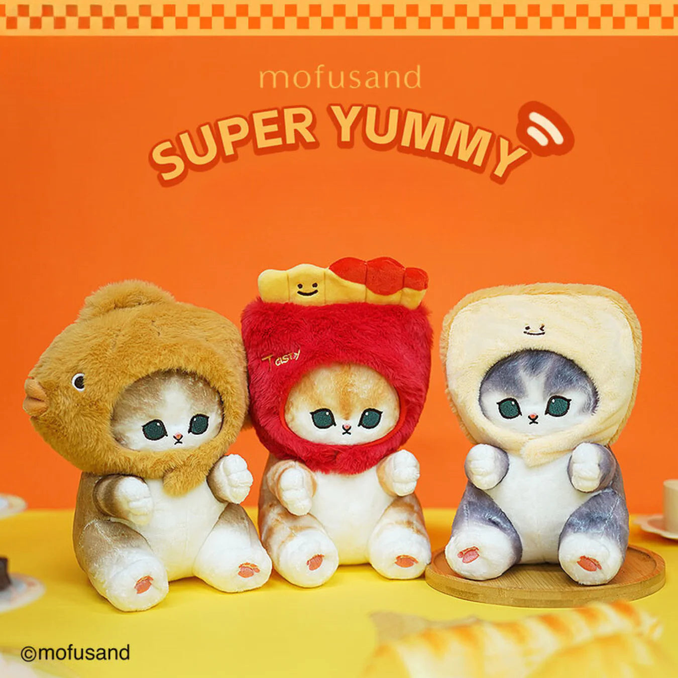 Mofusand: Super Yummy Food Series (23cm/9inches_3Styles)