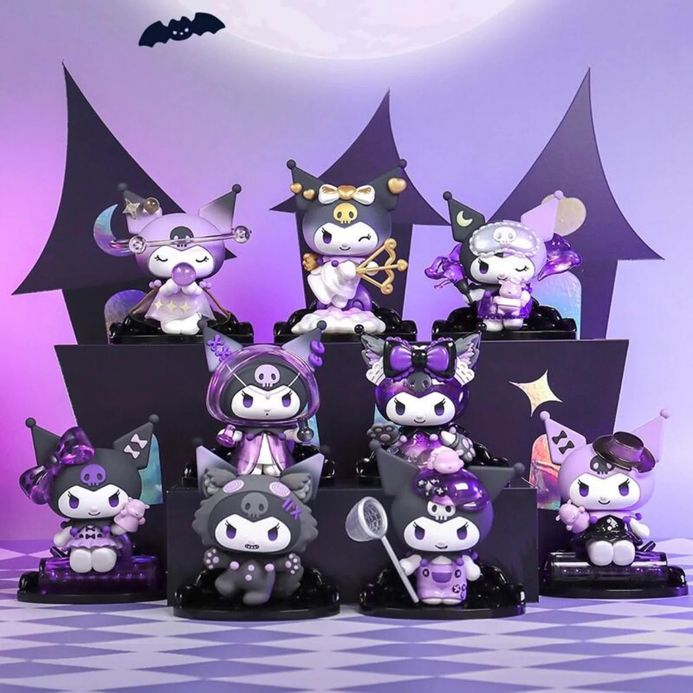 Sanrio Characters Kuromi Werewolves of Millers Hollow Series Blind Box-Whole set 8