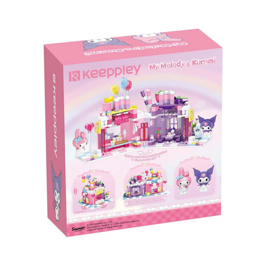 Keeppley X Sanrio Characters Blocks Set: Kawaii Coffee Cake Shop