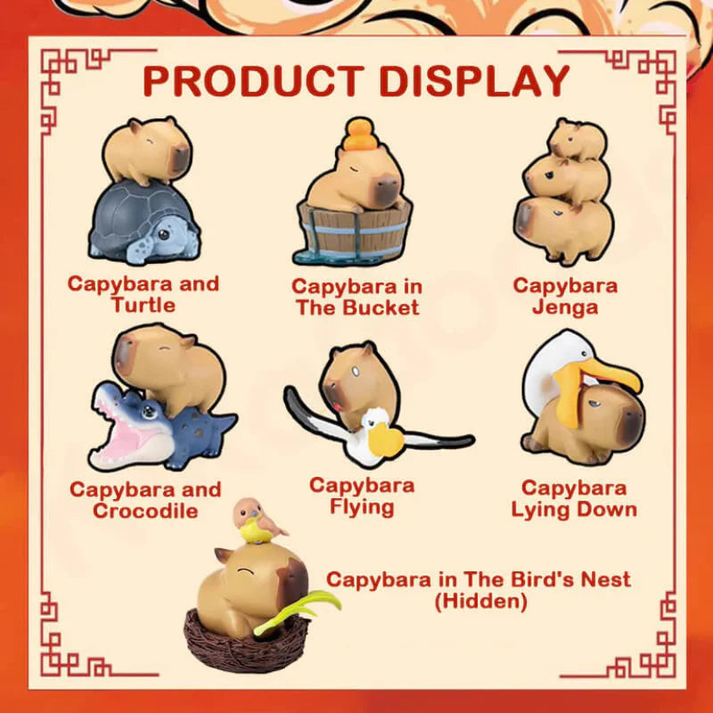 TOPTOY Animal Heavenly Body Capybara Series Blind Box-Whole Set of 6