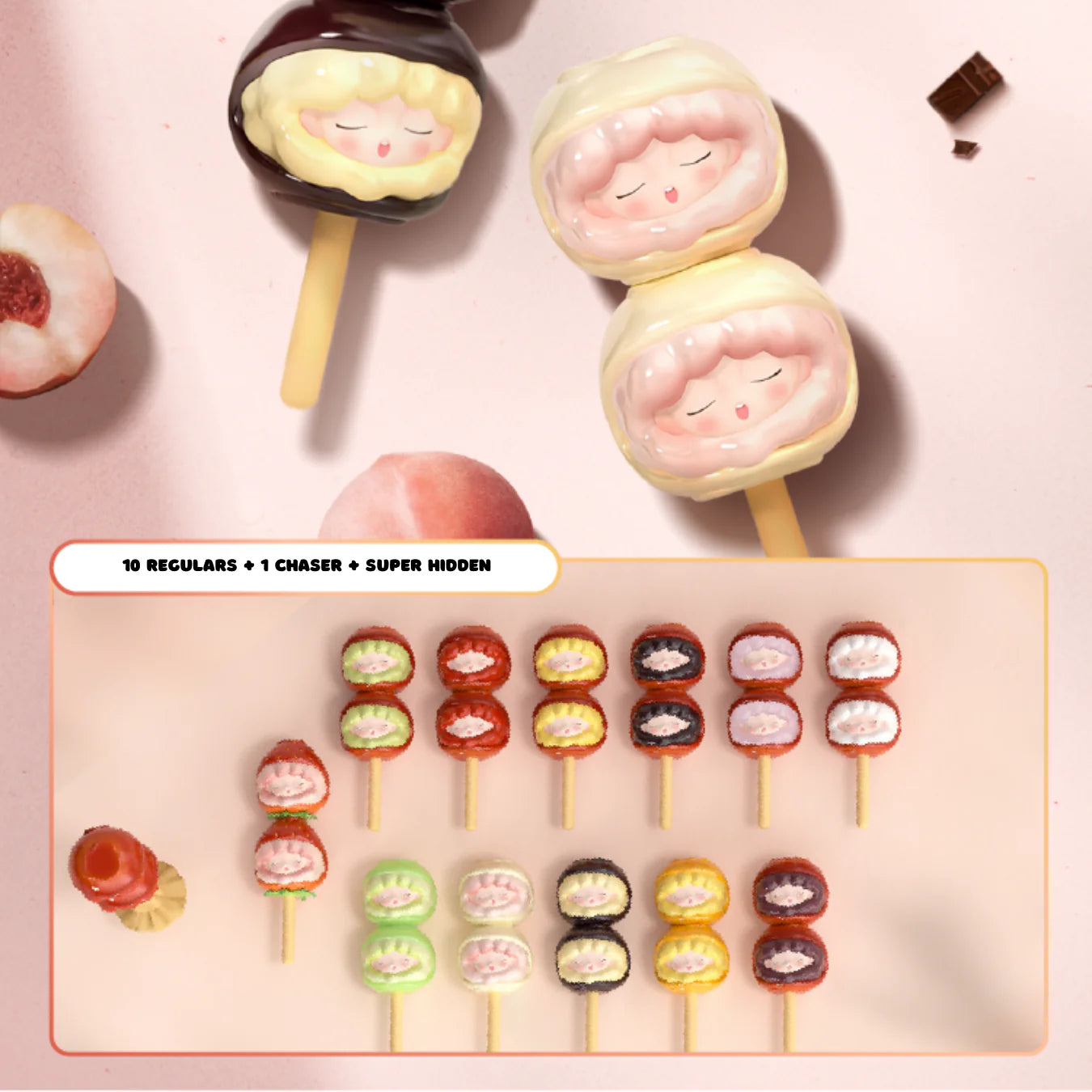 Jotoys: Yumo Sweet Bite Tanghulu Series Blind Box-whole set of 6