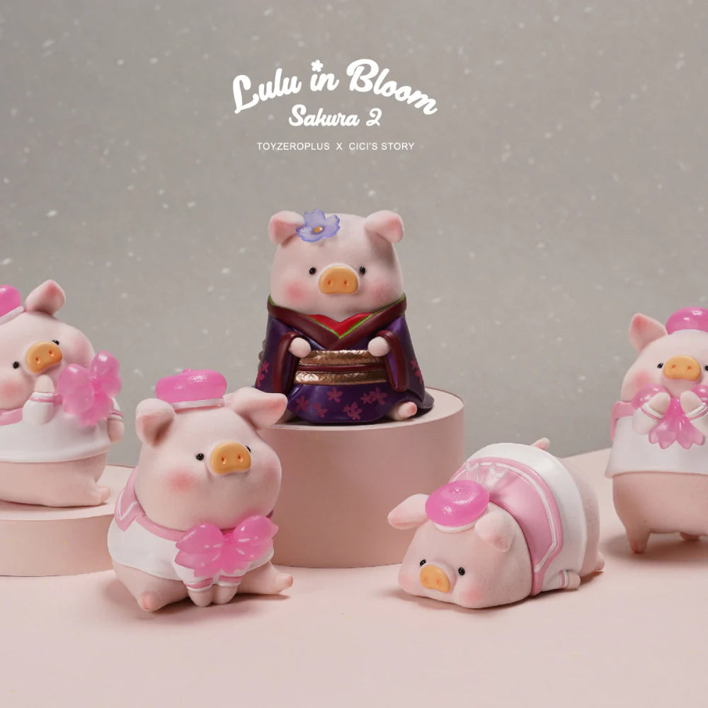 ToyZero+ LuLu Pig: Lulu in Bloom Sakura 2 Series Blind Box-Whole set 6