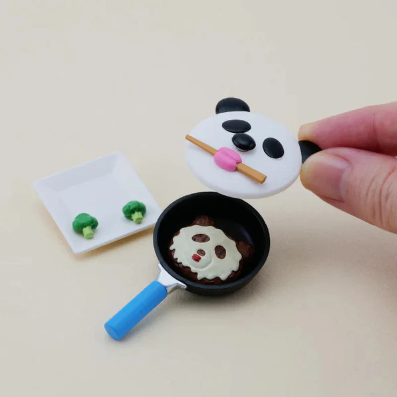 Kenelephant Panda Spoon and Frying Panda Figure Collection- Whole Set of 4