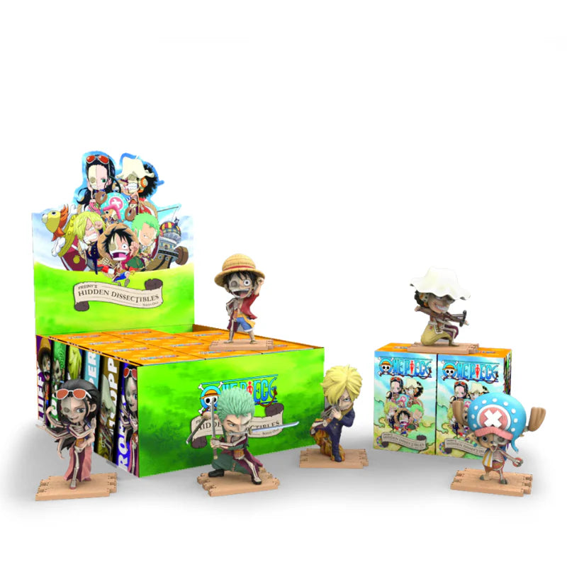 Mighty Jaxx Freeny's Dissectibles: One Piece #1 Blind Box Random Style - Whole Set of 12