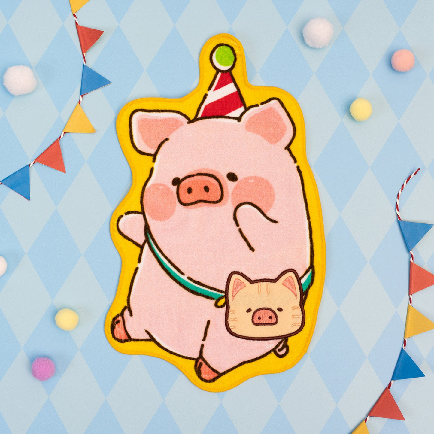 TOYZERO+ LULU THE PIG CELEBRATION: CLOWN TOWEL