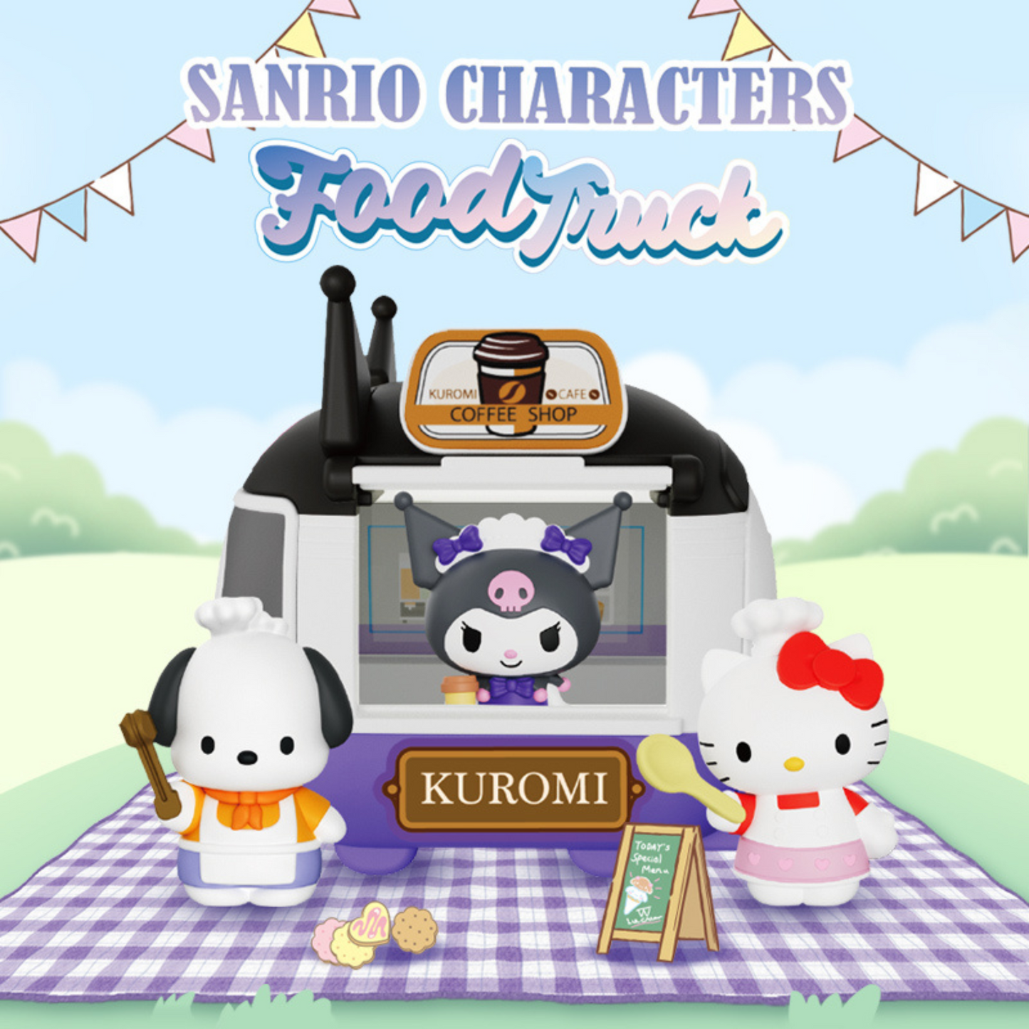 Sanrio Characters Food Truck Series Blind Box - Whole Set of 6