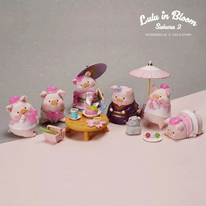 ToyZero+ LuLu Pig: Lulu in Bloom Sakura 2 Series Blind Box-Whole set 6