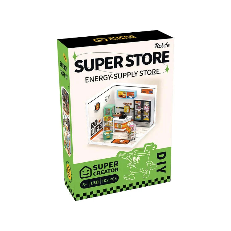 Rolife: Super Store Series Energy-Supply Store DIY Kit