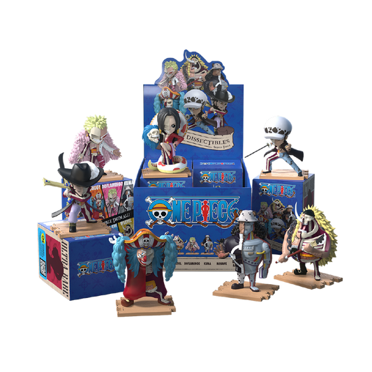 Mighty Jaxx Freeny's Dissectibles: One Piece Warlord Series Blind Box - Whole Set of 6