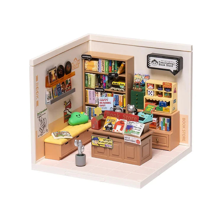 Rolife: Super Store Series Fascinating Book Store DIY Kit