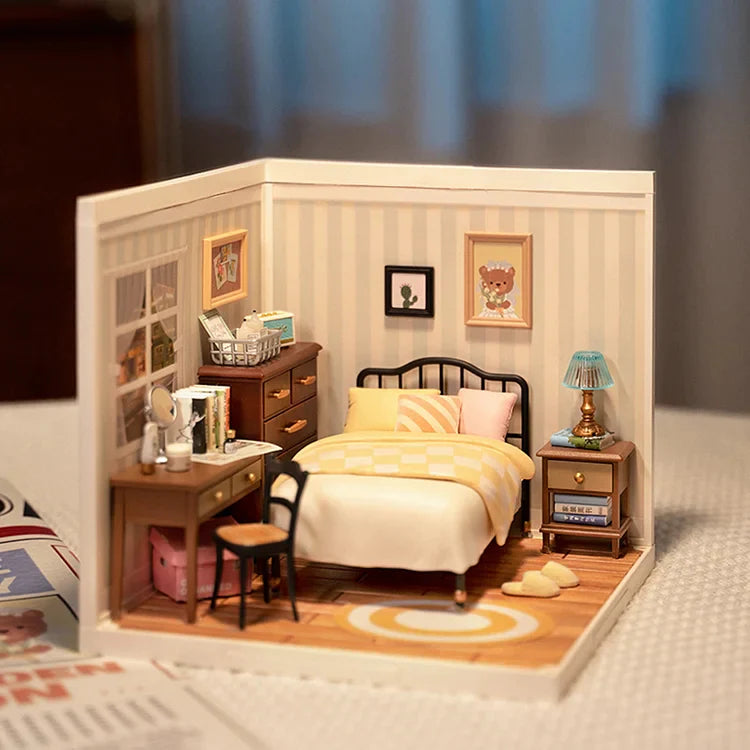 Rolife Sweet Dream Bedroom DIY Plastic Miniature House