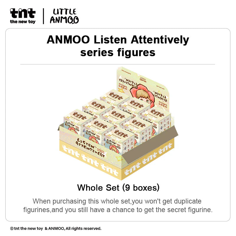TNT Space ANMOO Listen Attentively Series Blind Box Whole set of 9