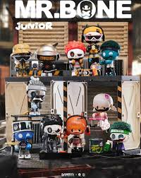 MR.BONE JR 2.0(70%) Zombie Zone Series Blind Box Whole set of 9